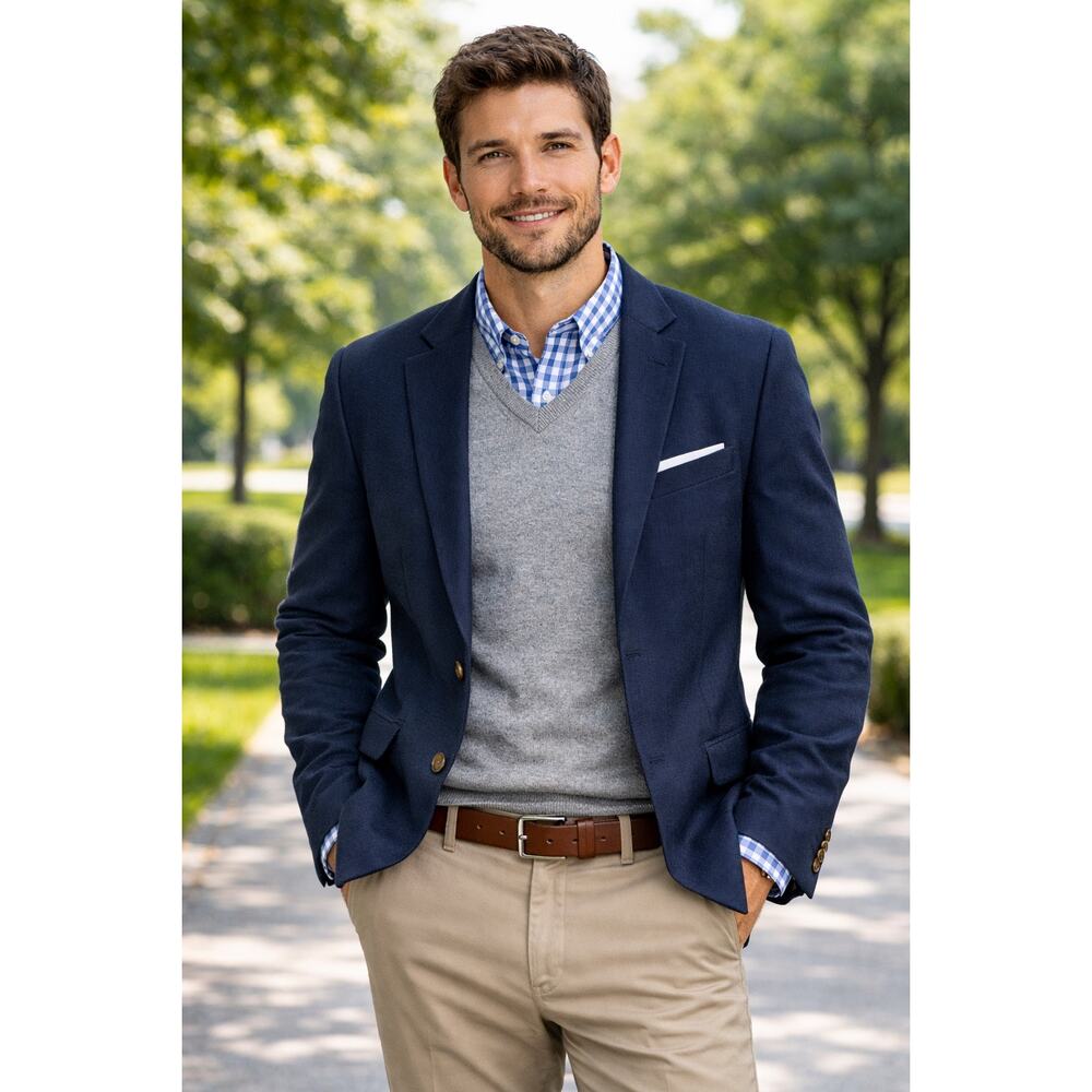 Brooks Brothers Regent Blue Gingham Button Down Men’s L, Bus/ Classic timeless - Picture 2 of 7